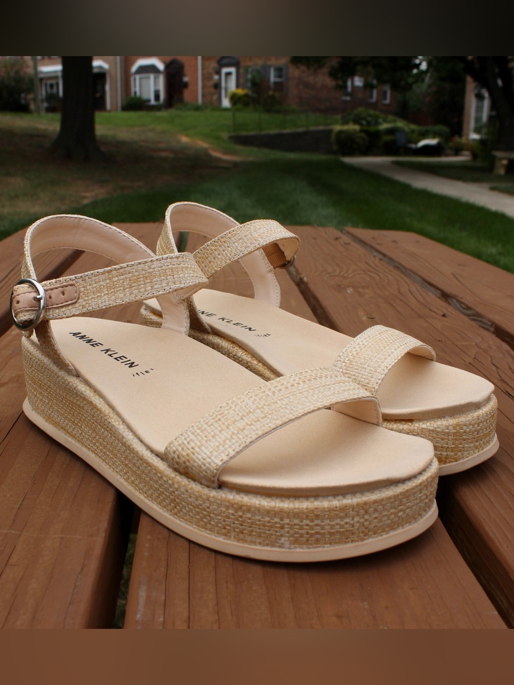 Anne Klein Vada Platform Sandal Women's Sz 8.5
